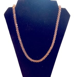 Classy pink necklace